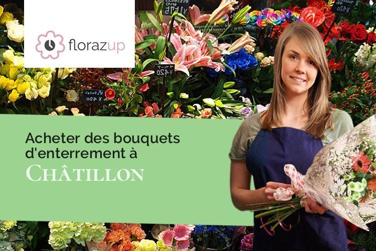 coeurs de fleurs pour des funérailles à Châtillon (Jura/39130)