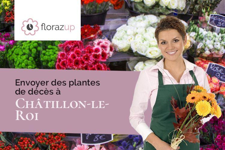 couronnes florales pour une crémation à Châtillon-le-Roi (Loiret/45480)