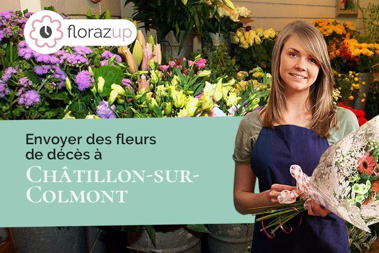 bouquets de fleurs pour une crémation à Châtillon-sur-Colmont (Mayenne/53100)