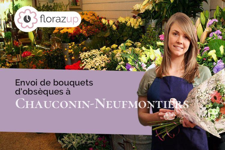 créations de fleurs pour un enterrement à Chauconin-Neufmontiers (Seine-et-Marne/77124)
