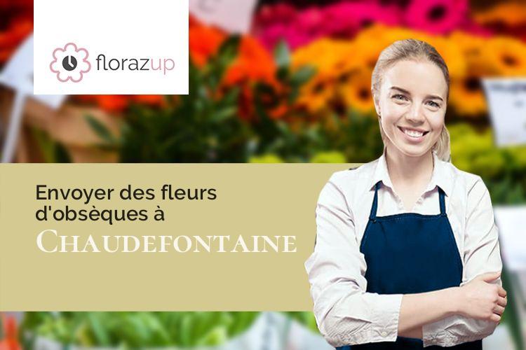 compositions de fleurs pour des funérailles à Chaudefontaine (Doubs/25640)