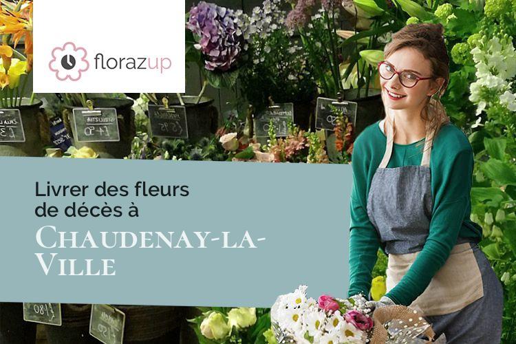 créations florales pour des funérailles à Chaudenay-la-Ville (Côte-d'Or/21360)