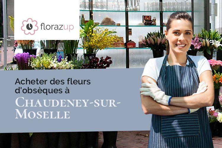 compositions florales pour un décès à Chaudeney-sur-Moselle (Meurthe-et-Moselle/54200)