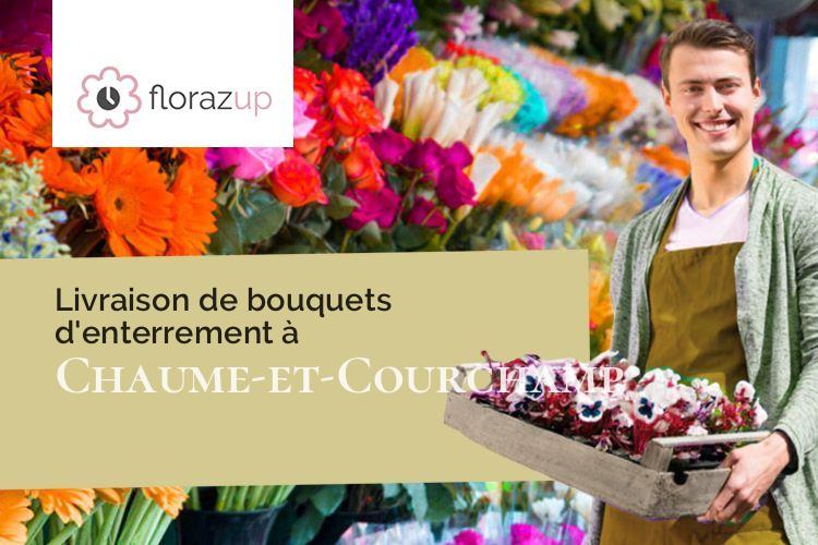 bouquets de fleurs pour un décès à Chaume-et-Courchamp (Côte-d'Or/21610)