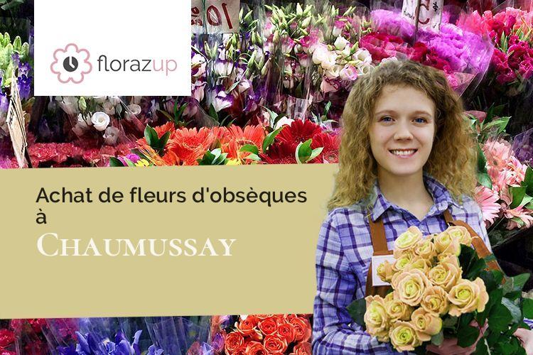 fleurs deuil pour un décès à Chaumussay (Indre-et-Loire/37350)