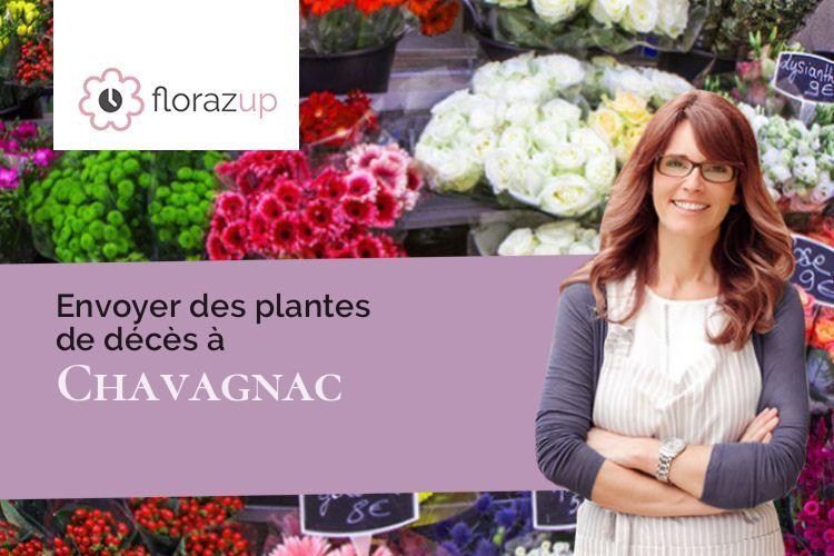 créations florales pour un enterrement à Chavagnac (Dordogne/24120)