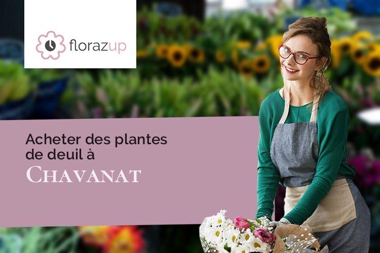 compositions de fleurs pour des obsèques à Chavanat (Creuse/23250)