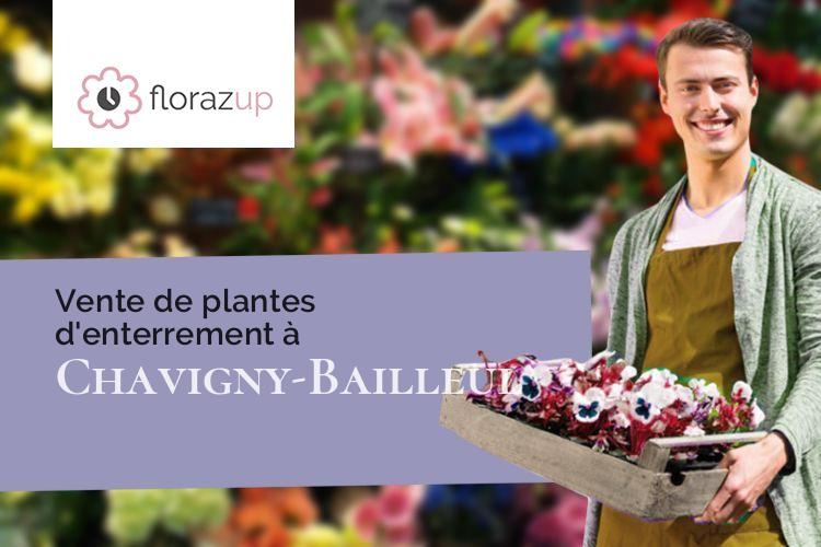 gerbes de fleurs pour une crémation à Chavigny-Bailleul (Eure/27220)