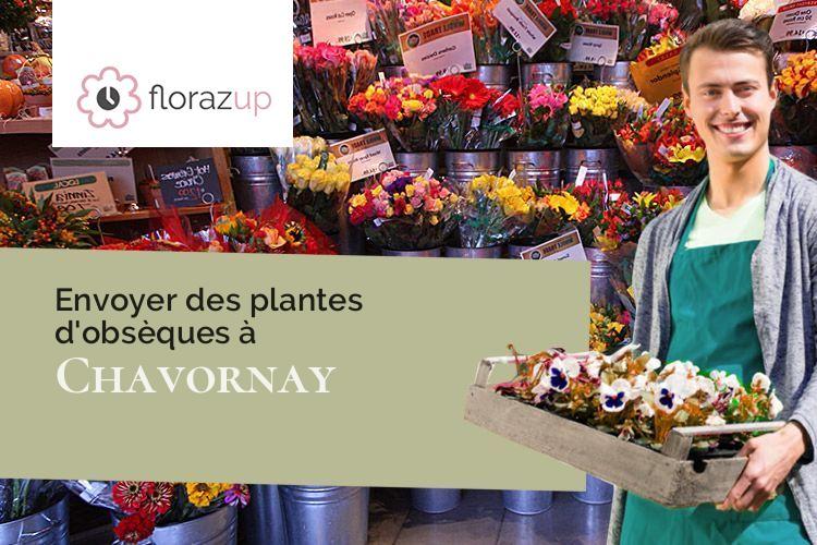 coupes de fleurs pour des funérailles à Chavornay (Ain/01510)