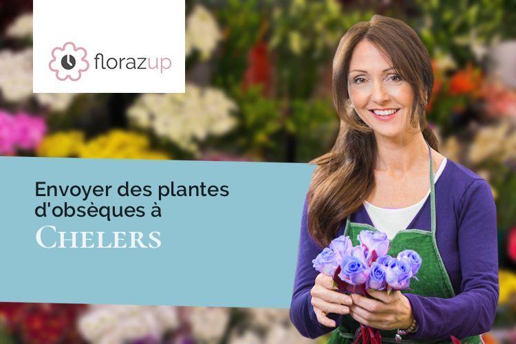 couronnes florales pour des funérailles à Chelers (Pas-de-Calais/62127)