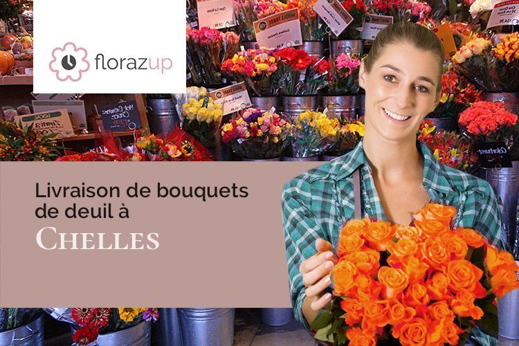 compositions de fleurs pour un enterrement à Chelles (Oise/60350)