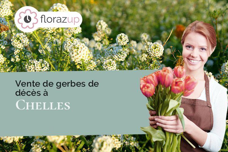 bouquets de fleurs pour des funérailles à Chelles (Seine-et-Marne/77500)