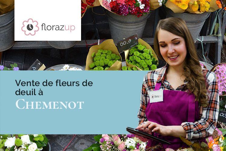 gerbes de fleurs pour un décès à Chemenot (Jura/39230)
