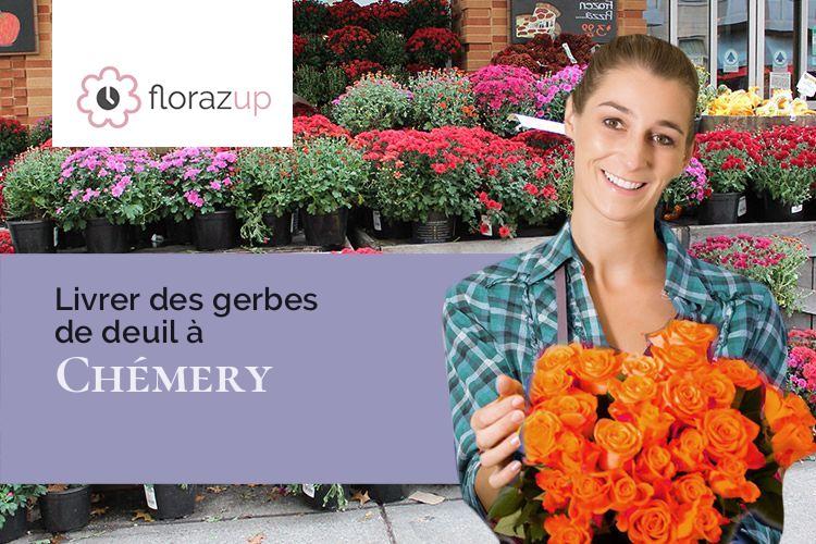 coupes de fleurs pour un décès à Chémery (Loir-et-Cher/41700)