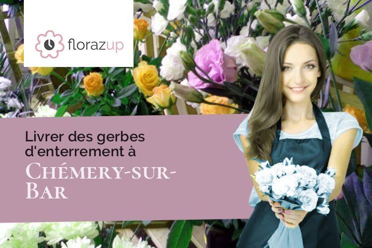 gerbes de fleurs pour des obsèques à Chémery-sur-Bar (Ardennes/08450)