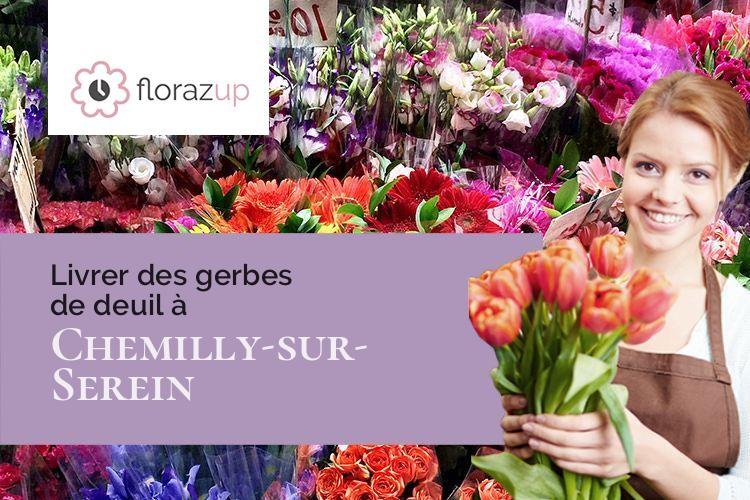 gerbes de fleurs pour des obsèques à Chemilly-sur-Serein (Yonne/89800)