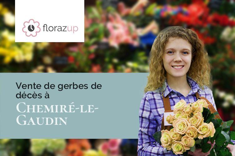 gerbes de fleurs pour des funérailles à Chemiré-le-Gaudin (Sarthe/72210)