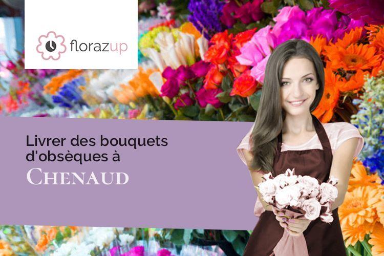 créations florales pour un enterrement à Chenaud (Dordogne/24410)