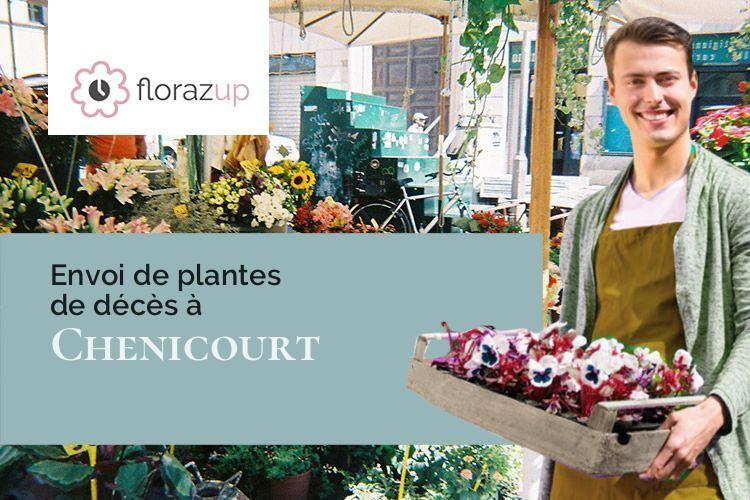 plantes pour un décès à Chenicourt (Meurthe-et-Moselle/54610)