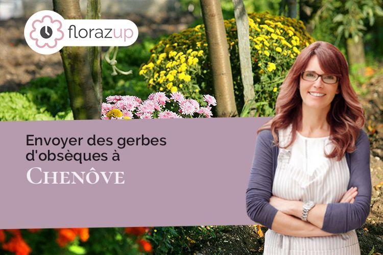 coeur de fleurs pour un deuil à Chenôve (Côte-d'Or/21300)