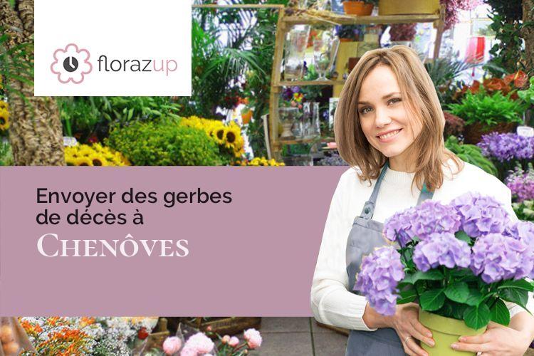 compositions florales pour un décès à Chenôves (Saône-et-Loire/71940)