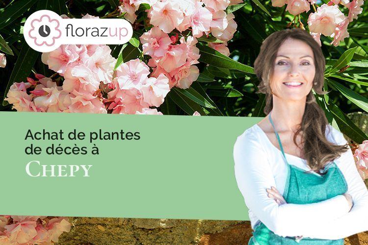 créations florales pour des obsèques à Chepy (Somme/80210)