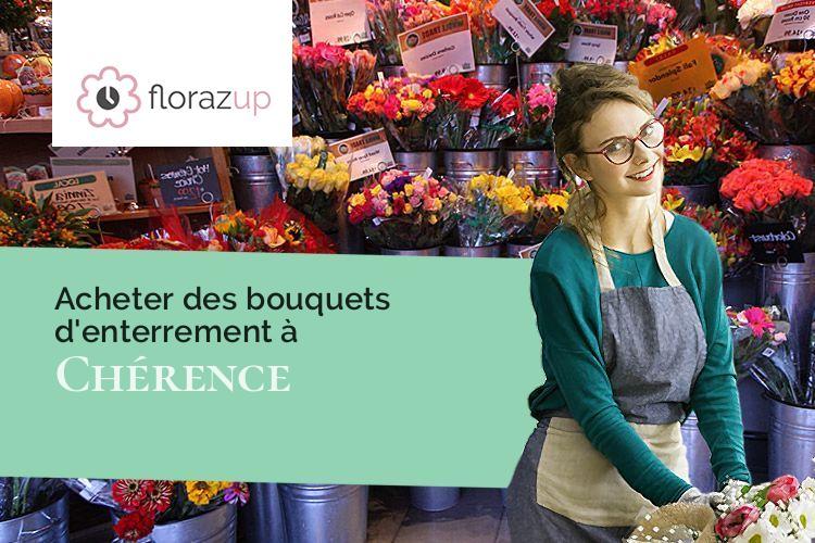 compositions de fleurs pour des obsèques à Chérence (Val-d'Oise/95510)