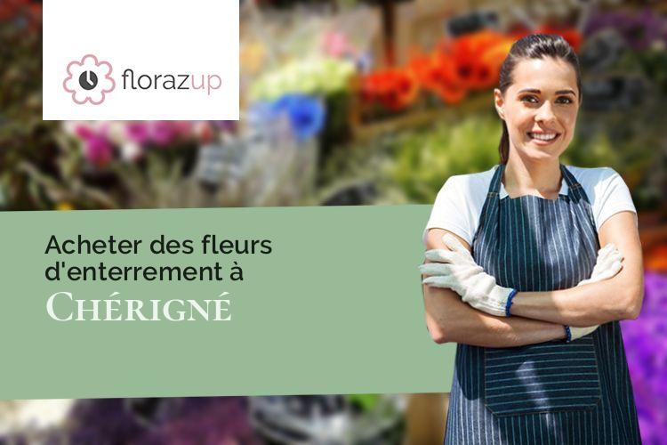 compositions de fleurs pour une crémation à Chérigné (Deux-Sèvres/79170)