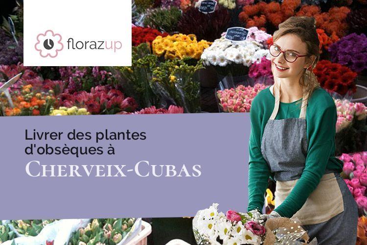 coeurs de fleurs pour des funérailles à Cherveix-Cubas (Dordogne/24390)