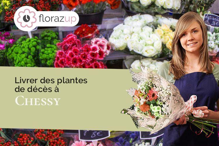 plantes pour un enterrement à Chessy (Rhône/69380)