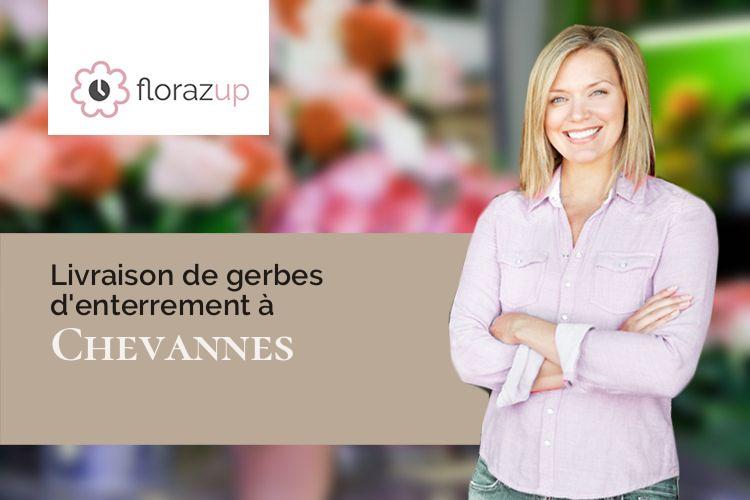 compositions florales pour une crémation à Chevannes (Côte-d'Or/21220)