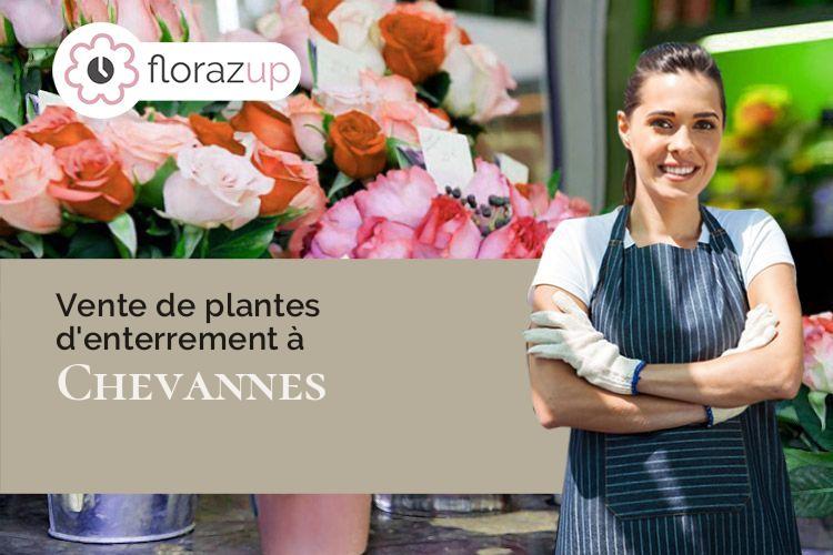 créations de fleurs pour un décès à Chevannes (Essonne/91750)