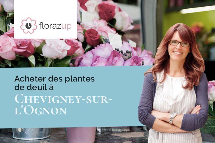 coupes de fleurs pour un enterrement à Chevigney-sur-l'Ognon (Doubs/25170)