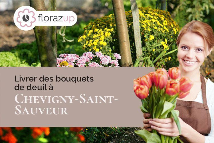 gerbes de fleurs pour des obsèques à Chevigny-Saint-Sauveur (Côte-d'Or/21800)