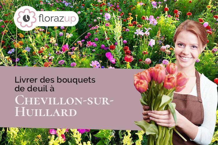 compositions de fleurs pour un deuil à Chevillon-sur-Huillard (Loiret/45700)