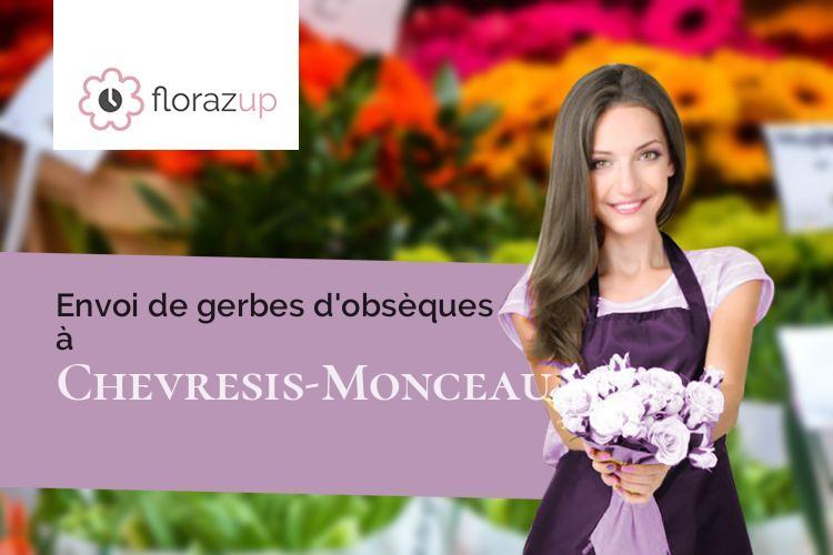 fleurs deuil pour une crémation à Chevresis-Monceau (Aisne/02270)