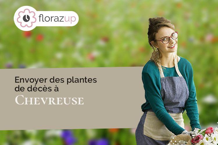 couronnes de fleurs pour des obsèques à Chevreuse (Yvelines/78460)