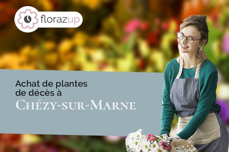 bouquets de fleurs pour un décès à Chézy-sur-Marne (Aisne/02570)