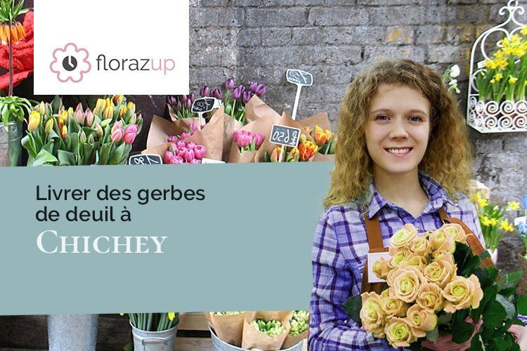 compositions de fleurs pour une crémation à Chichey (Marne/51120)