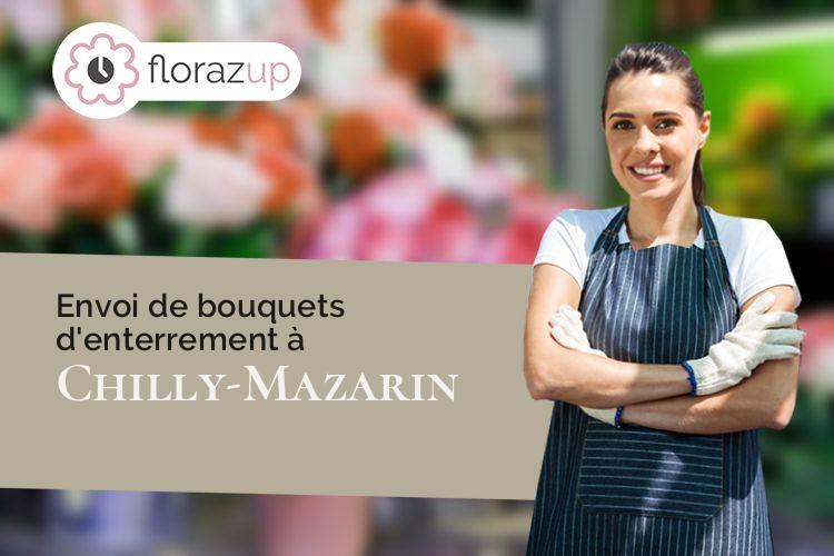 créations florales pour des funérailles à Chilly-Mazarin (Essonne/91380)