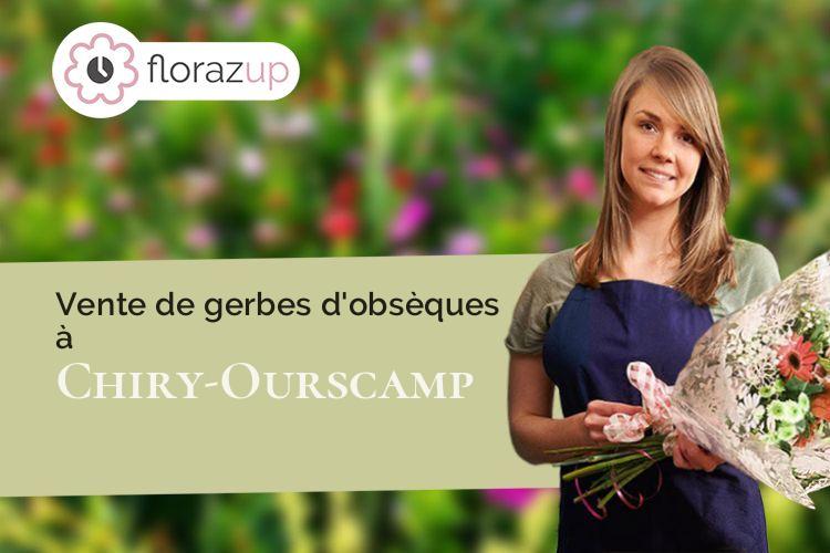 plantes pour un décès à Chiry-Ourscamp (Oise/60138)