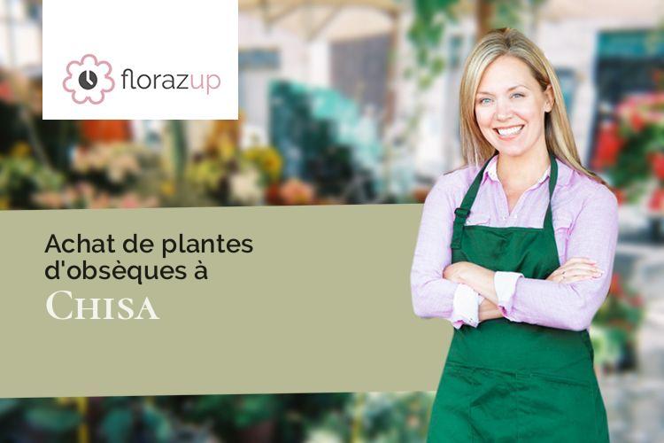 créations de fleurs pour un décès à Chisa (Corse/20240)