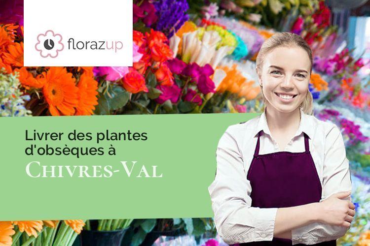 gerbes de fleurs pour des obsèques à Chivres-Val (Aisne/02880)