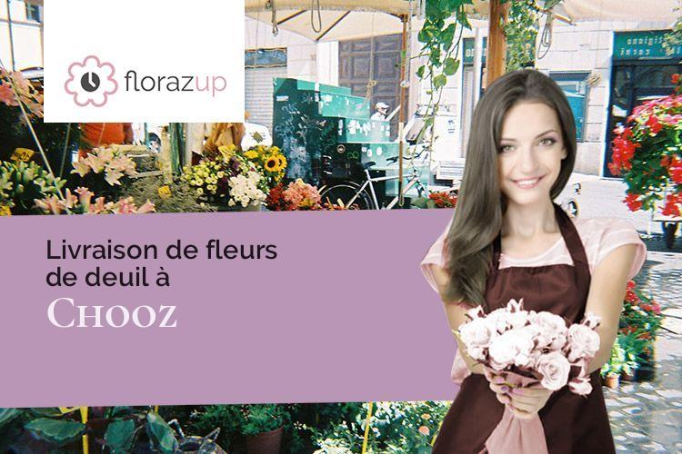 créations florales pour un enterrement à Chooz (Ardennes/08600)