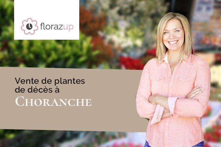 coeurs de fleurs pour une crémation à Choranche (Isère/38680)