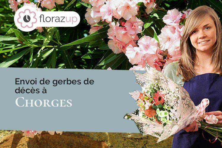 compositions florales pour un enterrement à Chorges (Hautes-Alpes/05230)