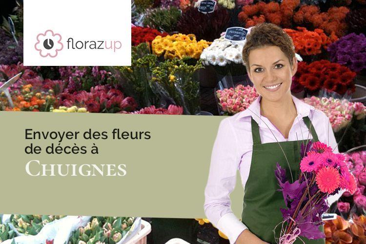 créations florales pour une crémation à Chuignes (Somme/80340)