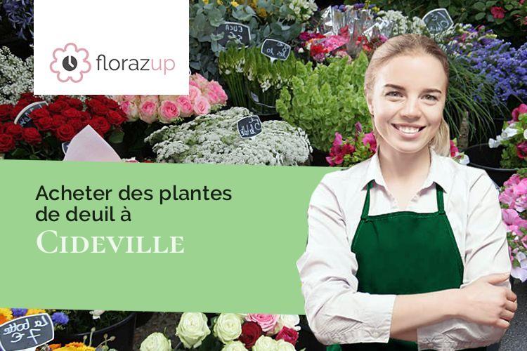 compositions de fleurs pour des funérailles à Cideville (Seine-Maritime/76570)