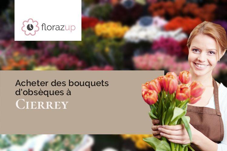 gerbes de fleurs pour des funérailles à Cierrey (Eure/27930)