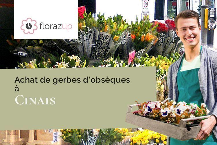 coupes de fleurs pour des funérailles à Cinais (Indre-et-Loire/37500)